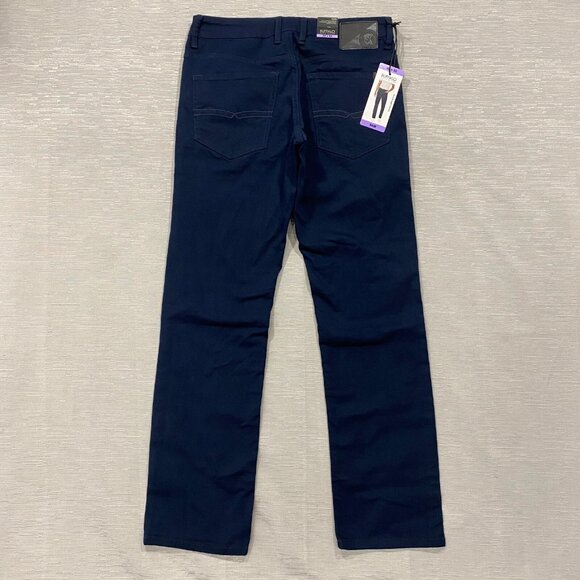 Buffalo David Bitton SAM Jeans Mens 30 x 32 Navy Blue Denim Slim Fit Straight - Picture 3 of 14